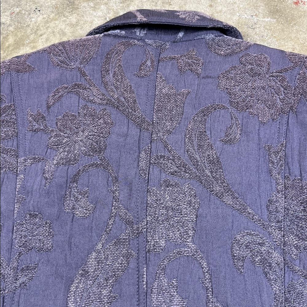 Erin by Erin London Women's Purple Floral Jacket
Size: Large - Picture 6 of 12